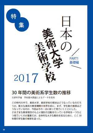 美術学校の数は？　学生数は？　情報の確認や集約って大事