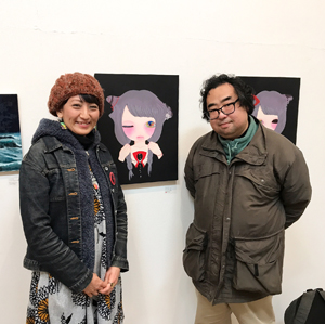 「X'mas ACT ARTIST EXHIBITION」展示　ninko ouzouさん