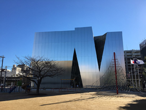 お散歩マップ：両国駅〜すみだ北斎美術館〜「緑壱」〜本所松坂町公園〜隅田川テラス