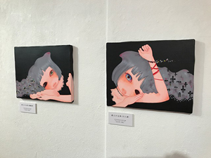 ninko ouzou画展「抒情媒体」（2018年10月23日〜28日、四谷ACT）