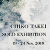 【CHIKO TAKEI　SOLO EXHIBITION　武井地子 個展】JAPAN ART　2018.11　銀座K's Gallery