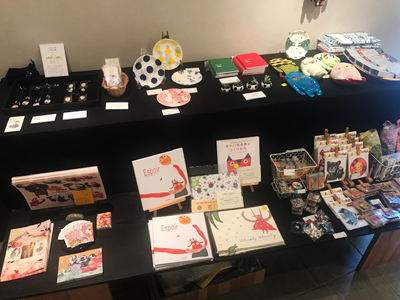 「maro fes 2020」展示　グッズ販売