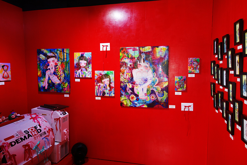 【 ninko ouzou 個展 】Life is a series of layers／阿佐ヶ谷 RED CUBE GALLERY