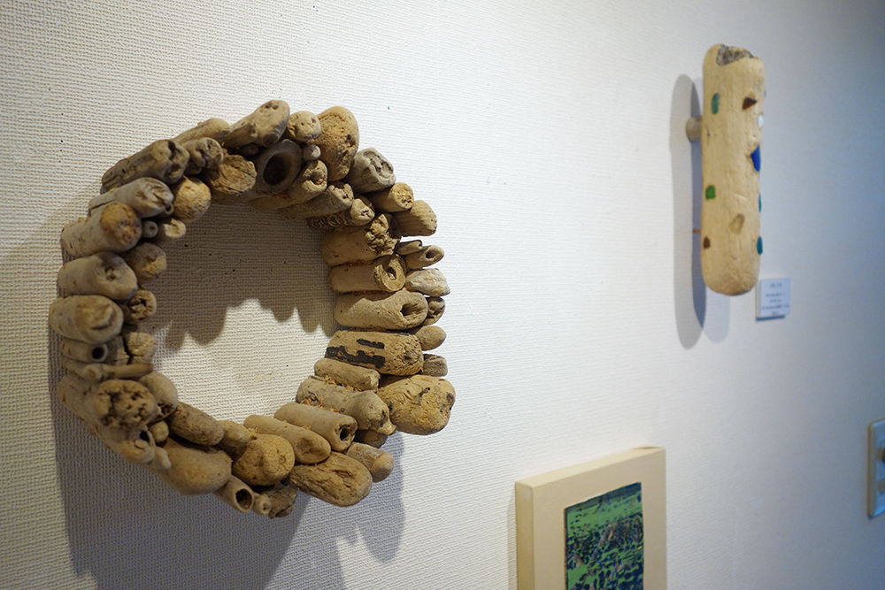 グループ展「CONTEXT」展示の様子　五島三子男さんの作品