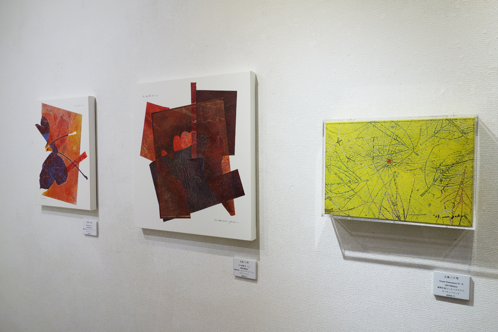 グループ展「CONTEXT」展示の様子　五島三子男さんの作品