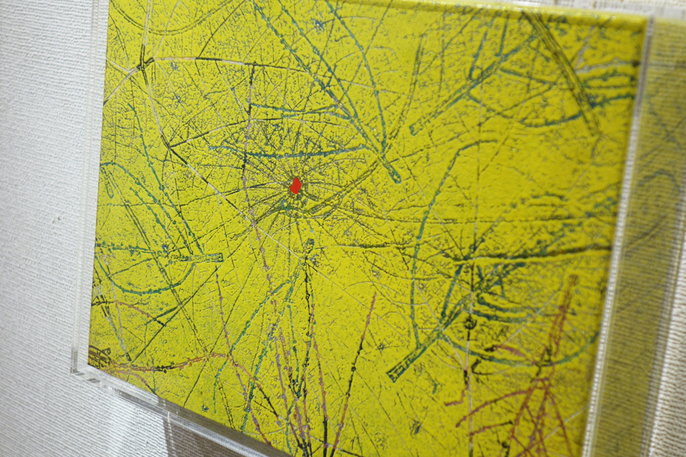グループ展「CONTEXT」展示の様子　五島三子男さんの作品