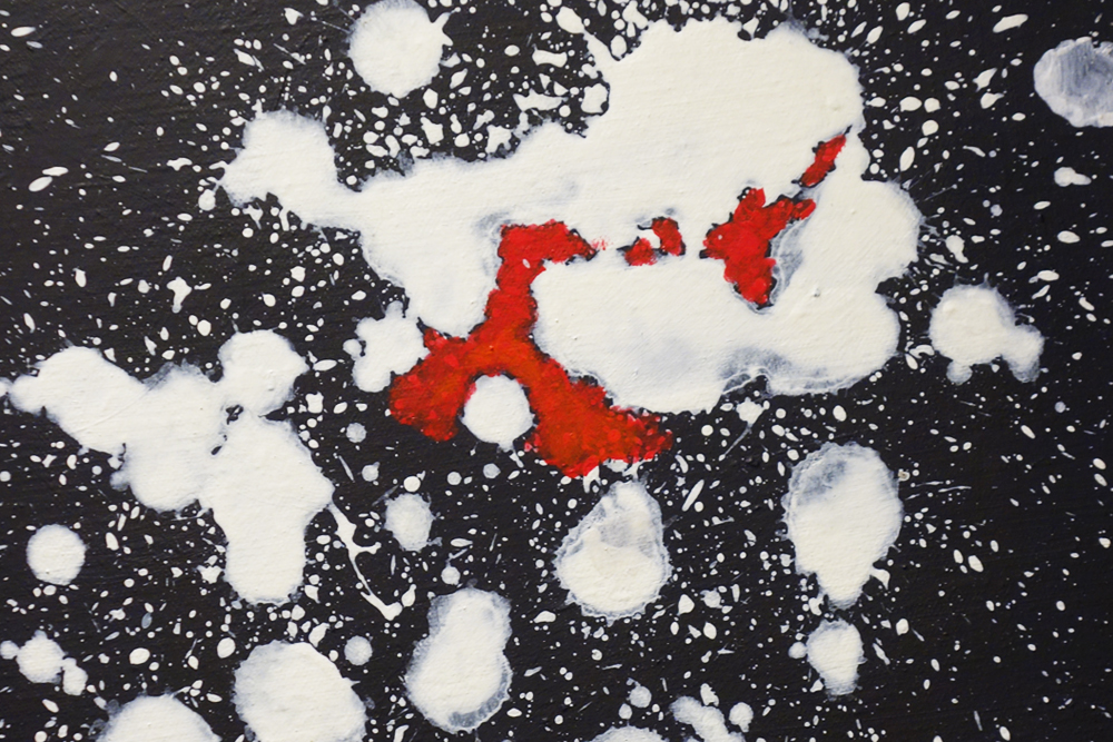 グループ展「CONTEXT」展示の様子　小原義也さんの作品