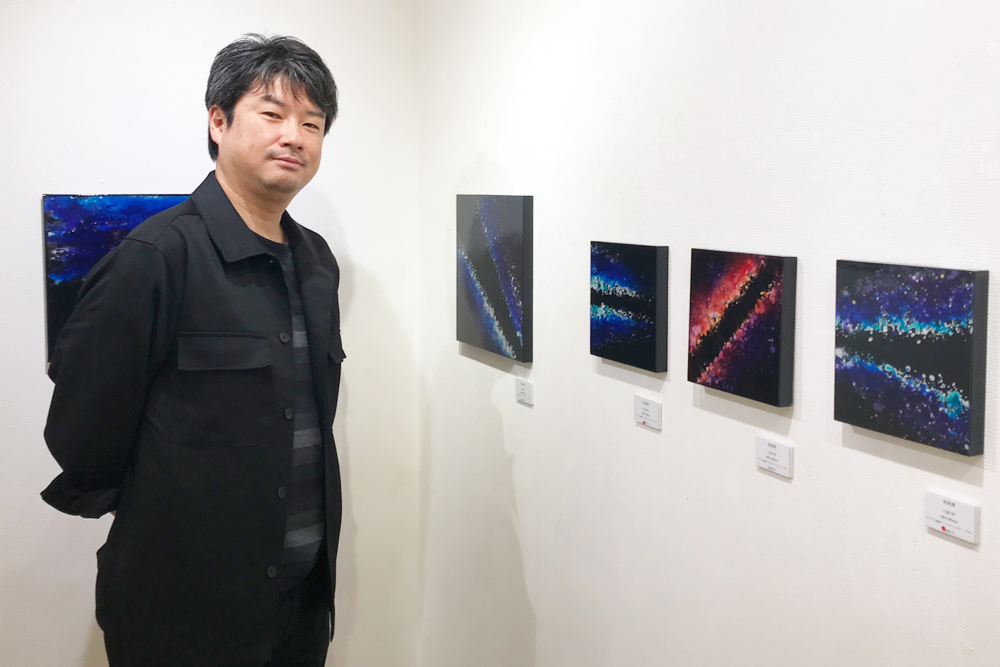 グループ展「CONTEXT」展示の様子　相馬博さんの作品