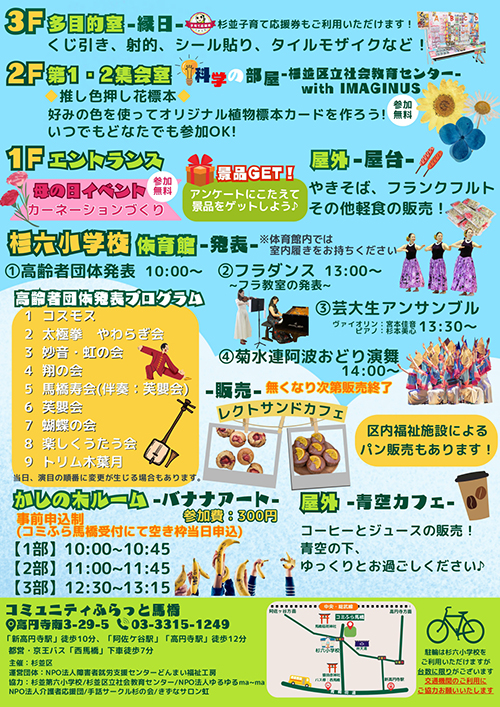 【コミュニティふらっと馬橋】てぶちゃん装飾〜2025年5月11日開催「新緑まつり」にて