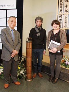 山本一力さんご夫妻と梅田寛さん